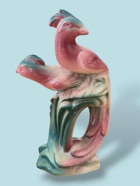 1960s California Pottery Birds of Paradise Figurine